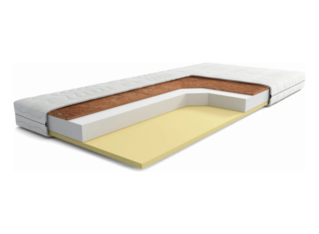Sally Στρωμα Μεσαια Σκληροτητα Coconut Foam Thermoelastic