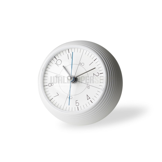 Earth Επιτραπεζιο Ρολοι Λευκο