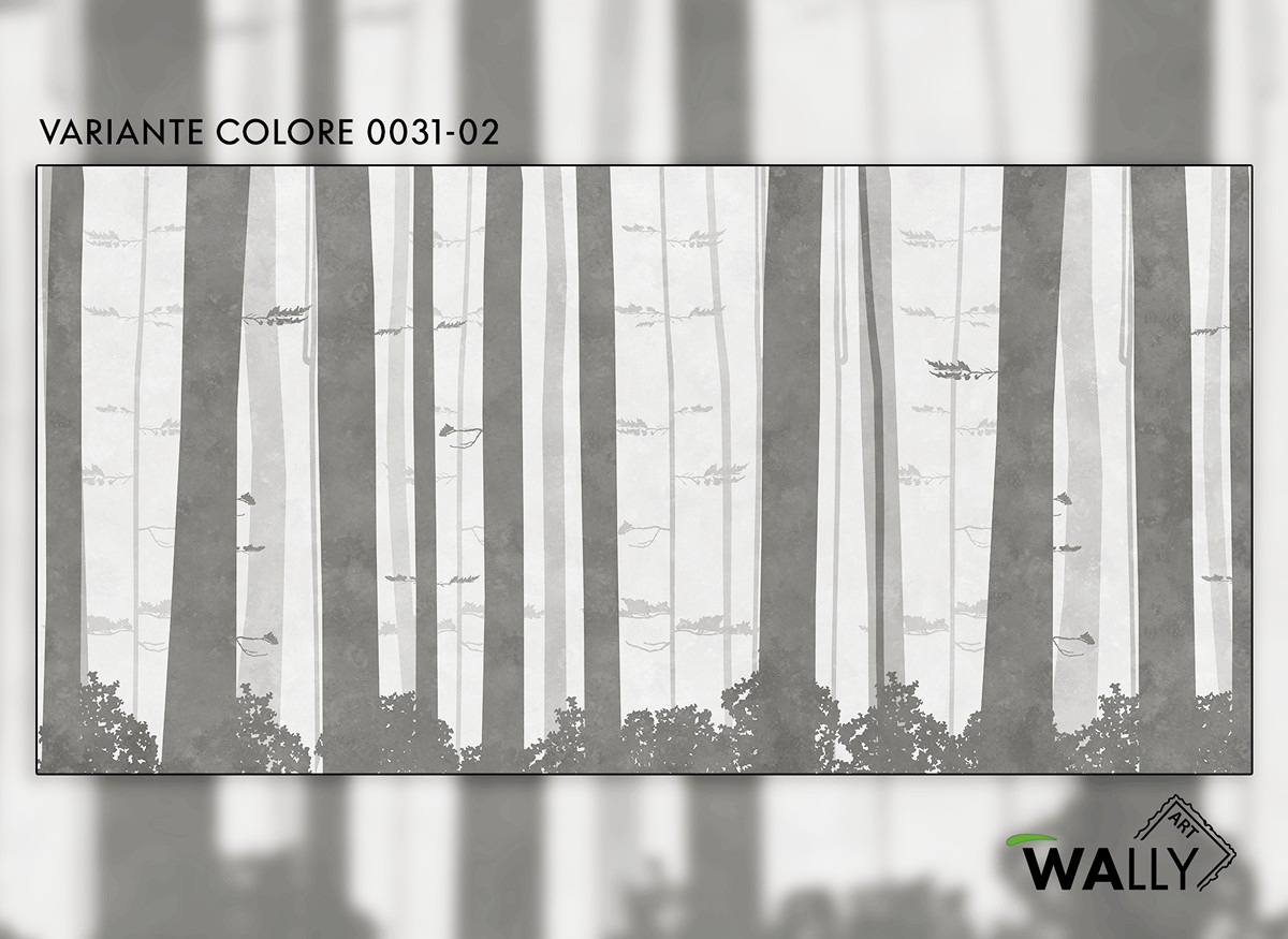 Wood Ταπετσαρια Τοιχου Ανθρακι