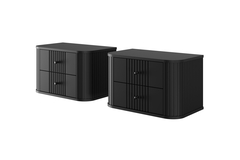 Κρεμαστό Μαύρο Ματ + Μαύρα πόμολα