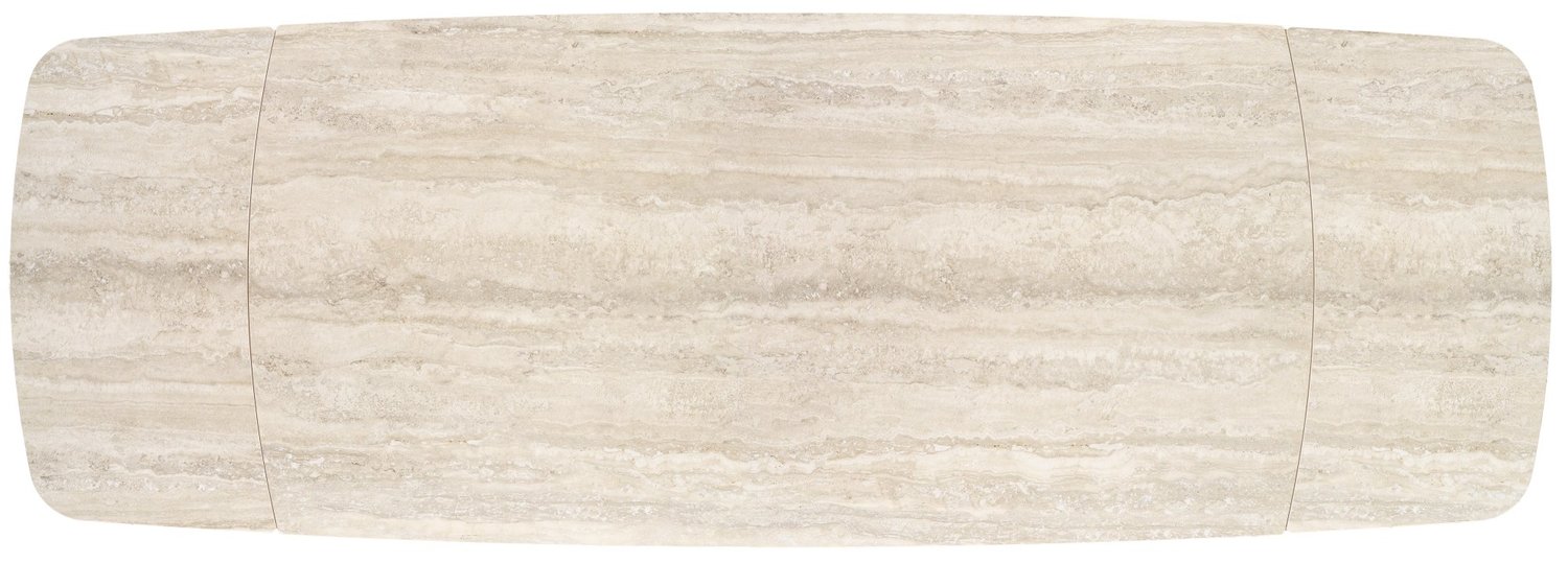 Travero Τραπέζι Ανοιγόμενο Μπεζ Travertine