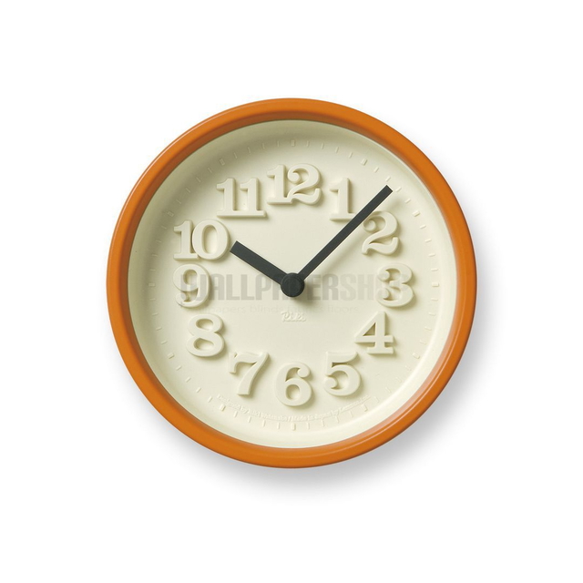 Chiisana Tokei Τοιχου / Επιτραπεζιο Ρολοι Πορτοκαλι