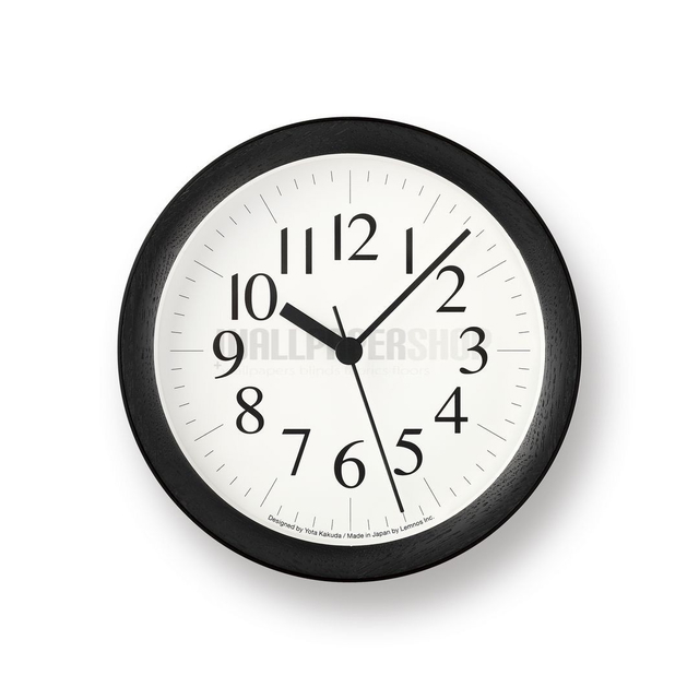 Clock B Τοιχου / Επιτραπεζιο Ρολοι Μαυρο