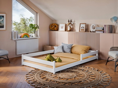 Zofia Κρεβατι Montessori Ημιδιπλο 120x200cm Διαφορα Χρωματα